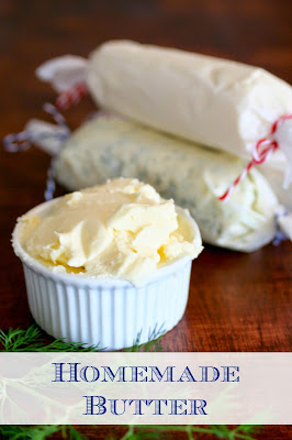 Homemade Butter - just one ingredient and about 5 minutes of your time | jordanseasyentertaining.com