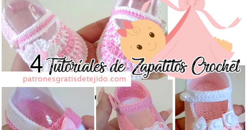 Zapatos Crochet Niñas de 3 6 meses 🥰