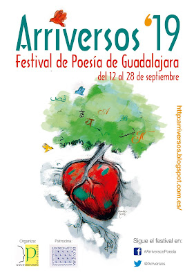Arriversos, festival, poesía, Guadalajara, España, Anabel Meraki, Gracia Iglesias, Jam Session, poetry festival, 2019, cartel, programación