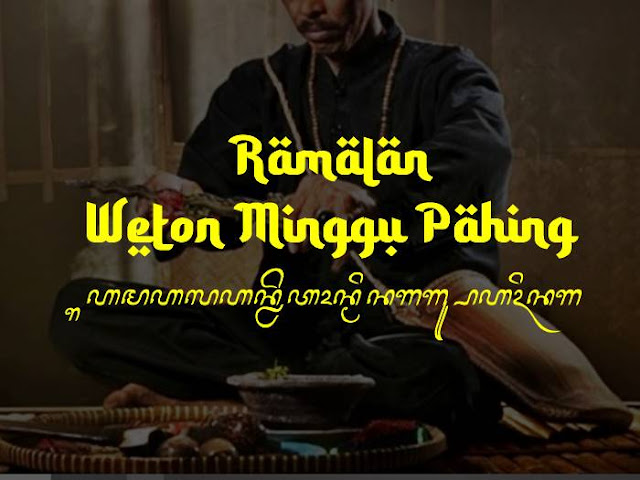 ramalan weton minggu pahing