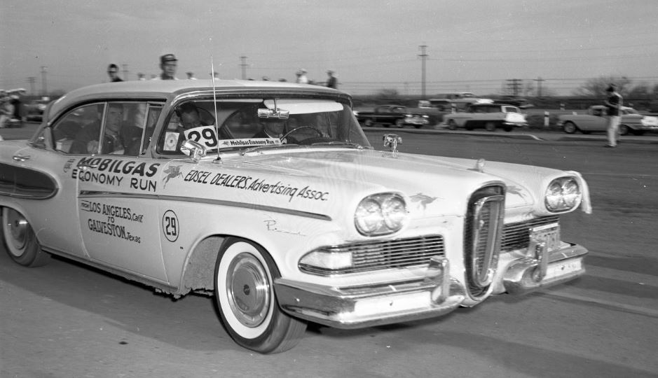 Just A Car Guy a couple cars from the 1956 Mobil Gas Economy Run