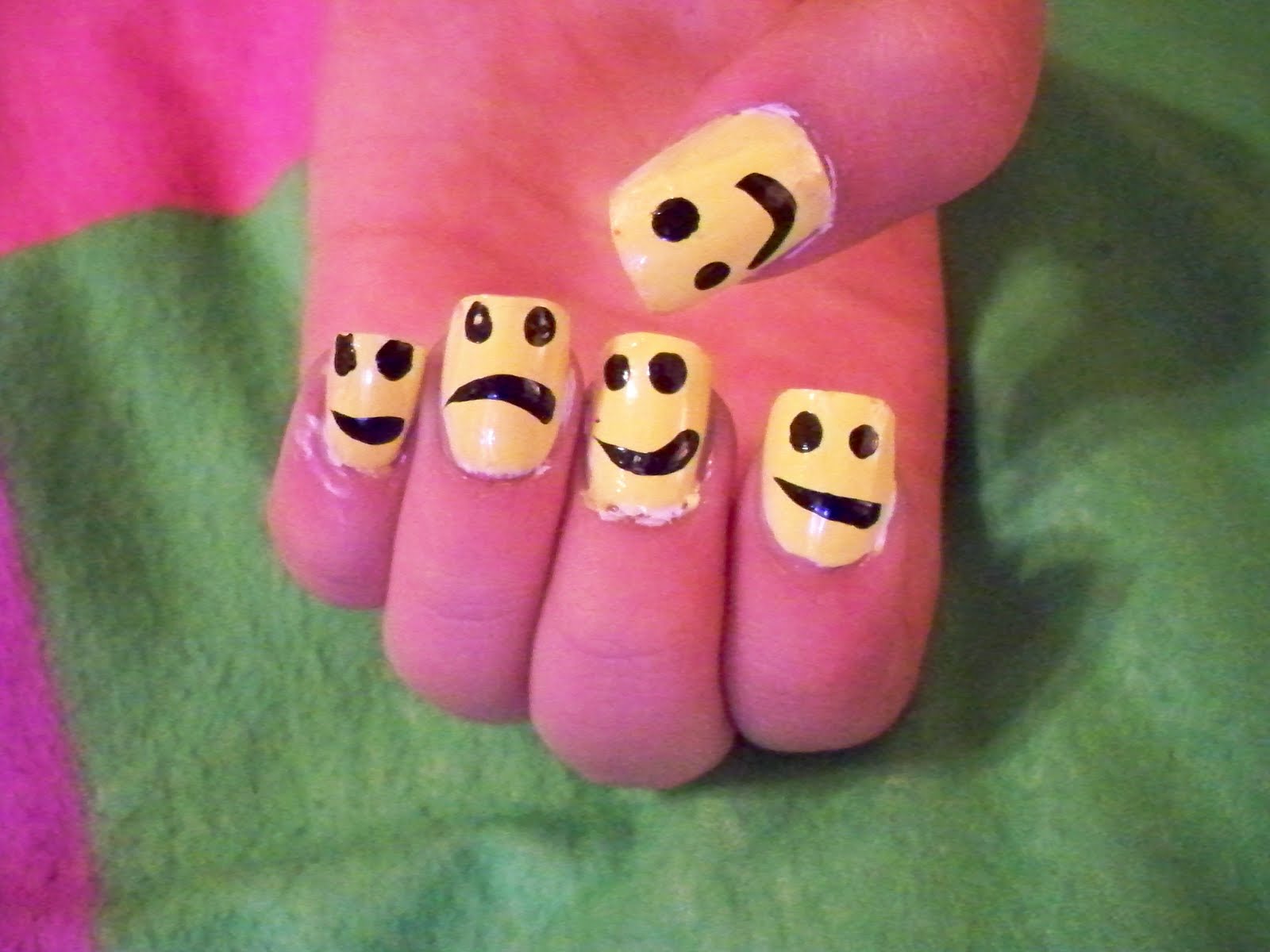 1. Melted Smiley Face Nail Art Tutorial - wide 7