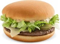 McDonald's Dijon Swiss burger