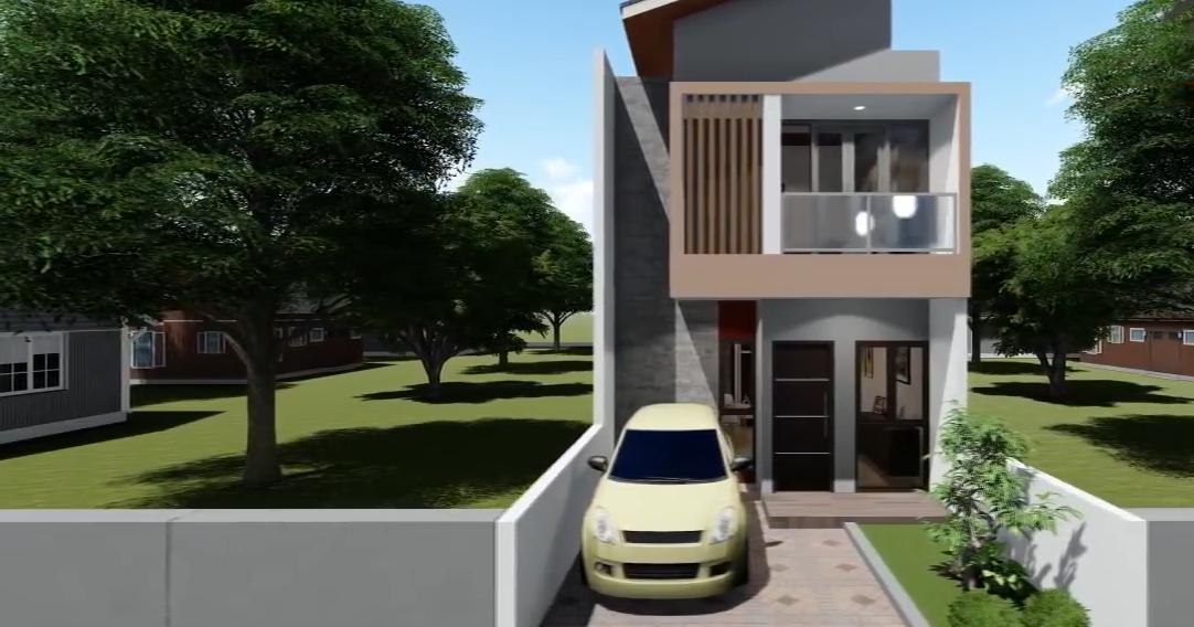 Get Rumah Minimalis 2 Lantai Atap Miring Gif