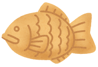 たい焼きのイラスト