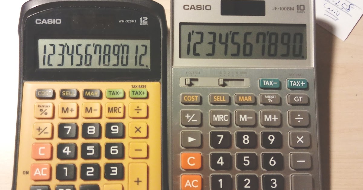 Eddie's Math and Calculator Blog Casio Desktop Calculators