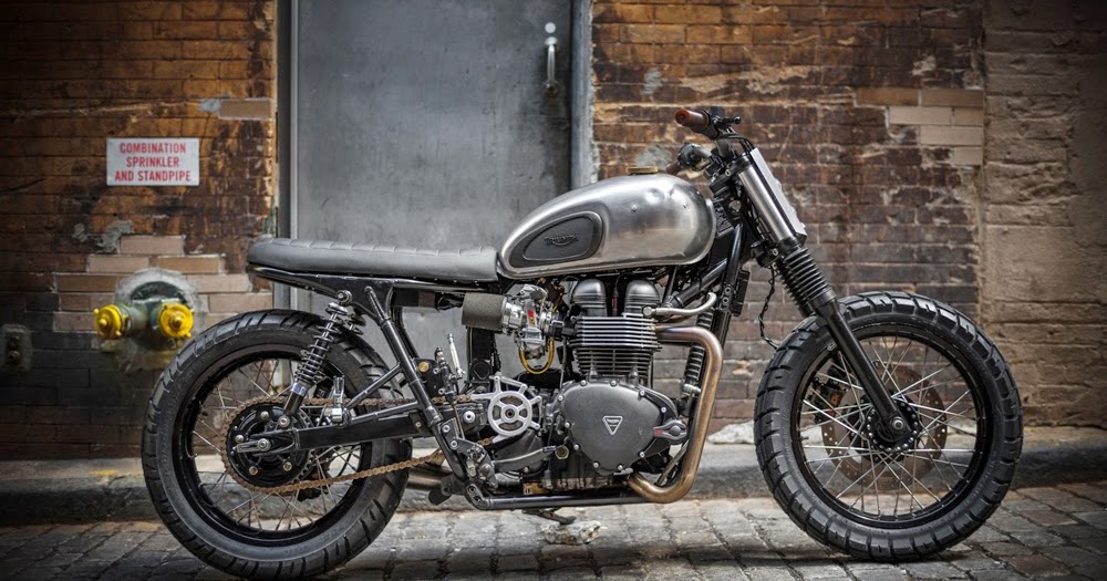 NYC unrefined Bonneville | Return of the Cafe Racers