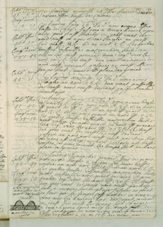 Page des manuscrits de Massertie