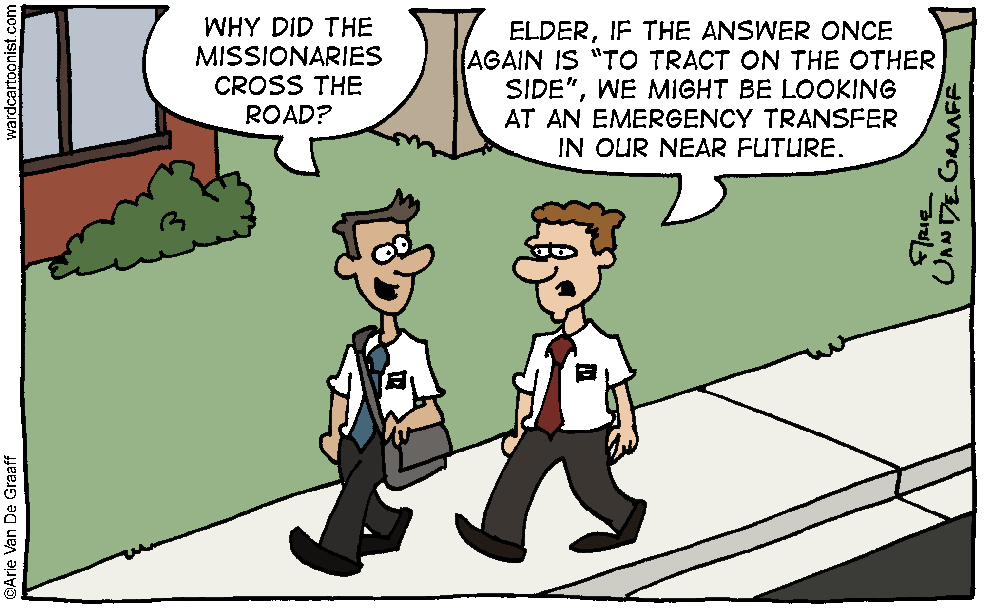 Ward Cartoonist The Oldest Joke in the Area Book