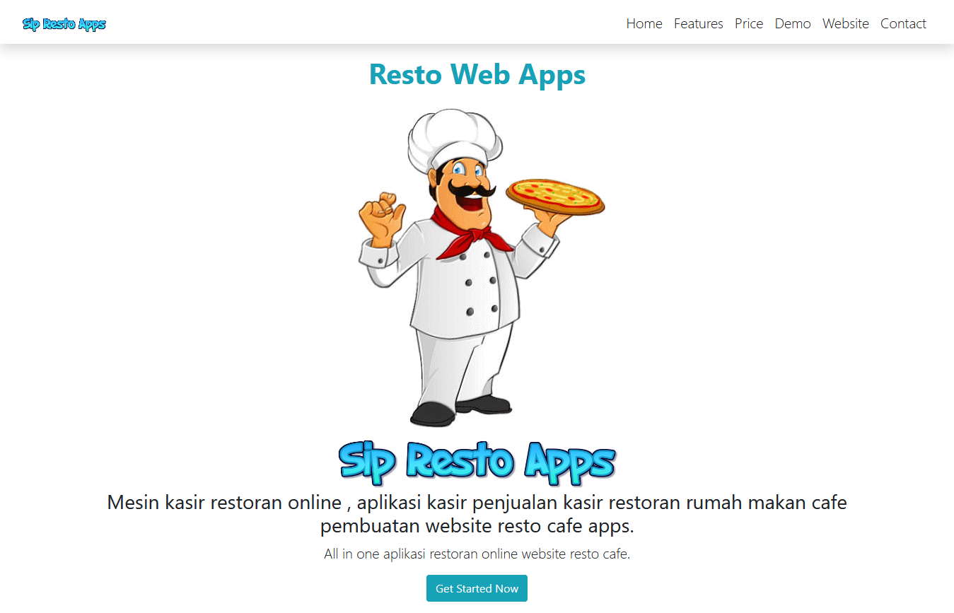 free download source code gratis react website template themes restoran