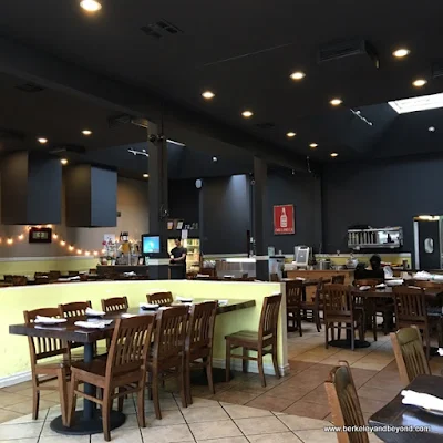 interior of Bowl'd BBQ Korean Stone Grill in Oakland, California