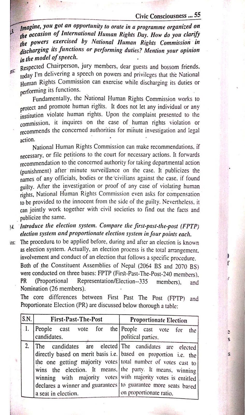 Social class 10 Haamro Notes