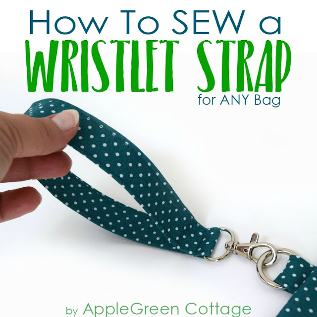 How To Add A Wristlet Strap To Any Bag, Pouch Or Wallet AppleGreen