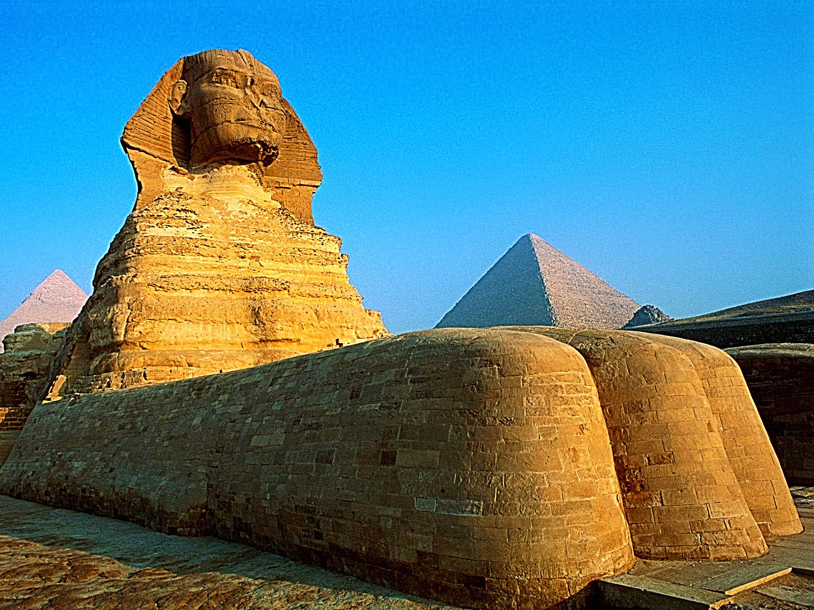 Free HD Images (FIFCU Purchased) Great Sphinx, Chephren Pyramid, Giza