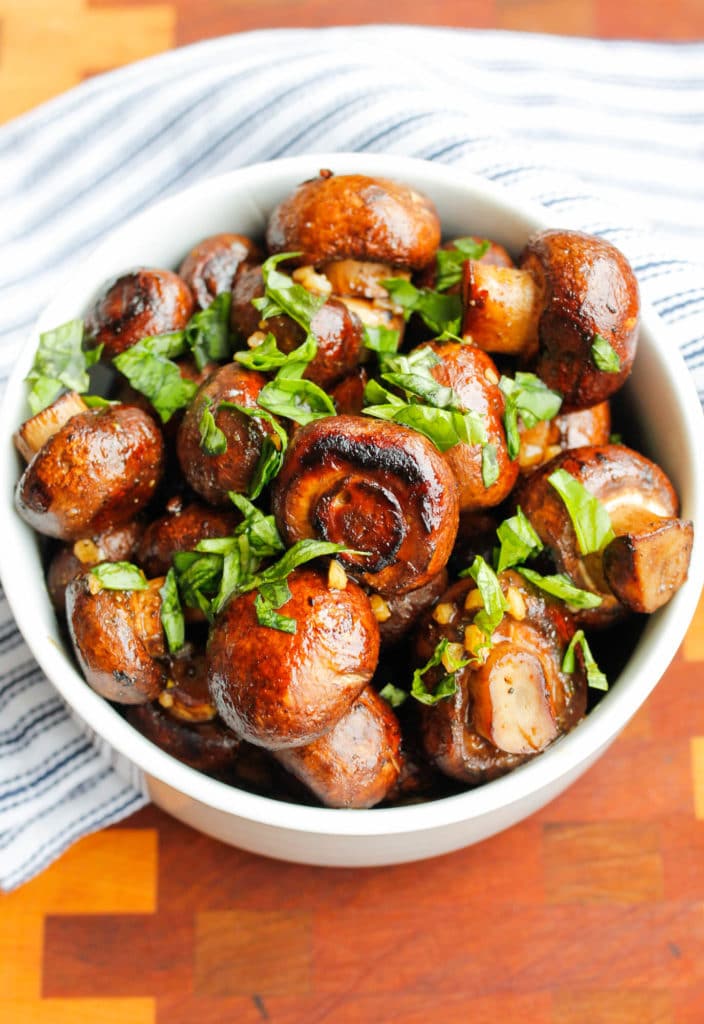 Balsamic Roasted Mushrooms Recipe