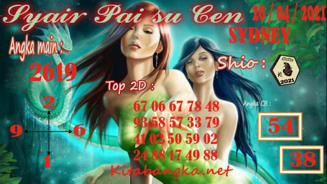 Syair Naga Mas Sydney Selasa 20 April 2021 KAMPLENG HK