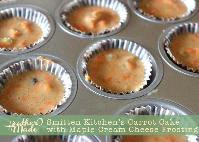 Heather O Made Smitten Kitchen's Carrot Cake with MapleCream Cheese