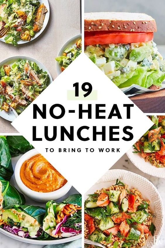 19 No-Heat Lunches to Bring to Work - Easy Food Recipes
