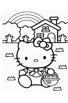 Hello Kitty ve çilekleri