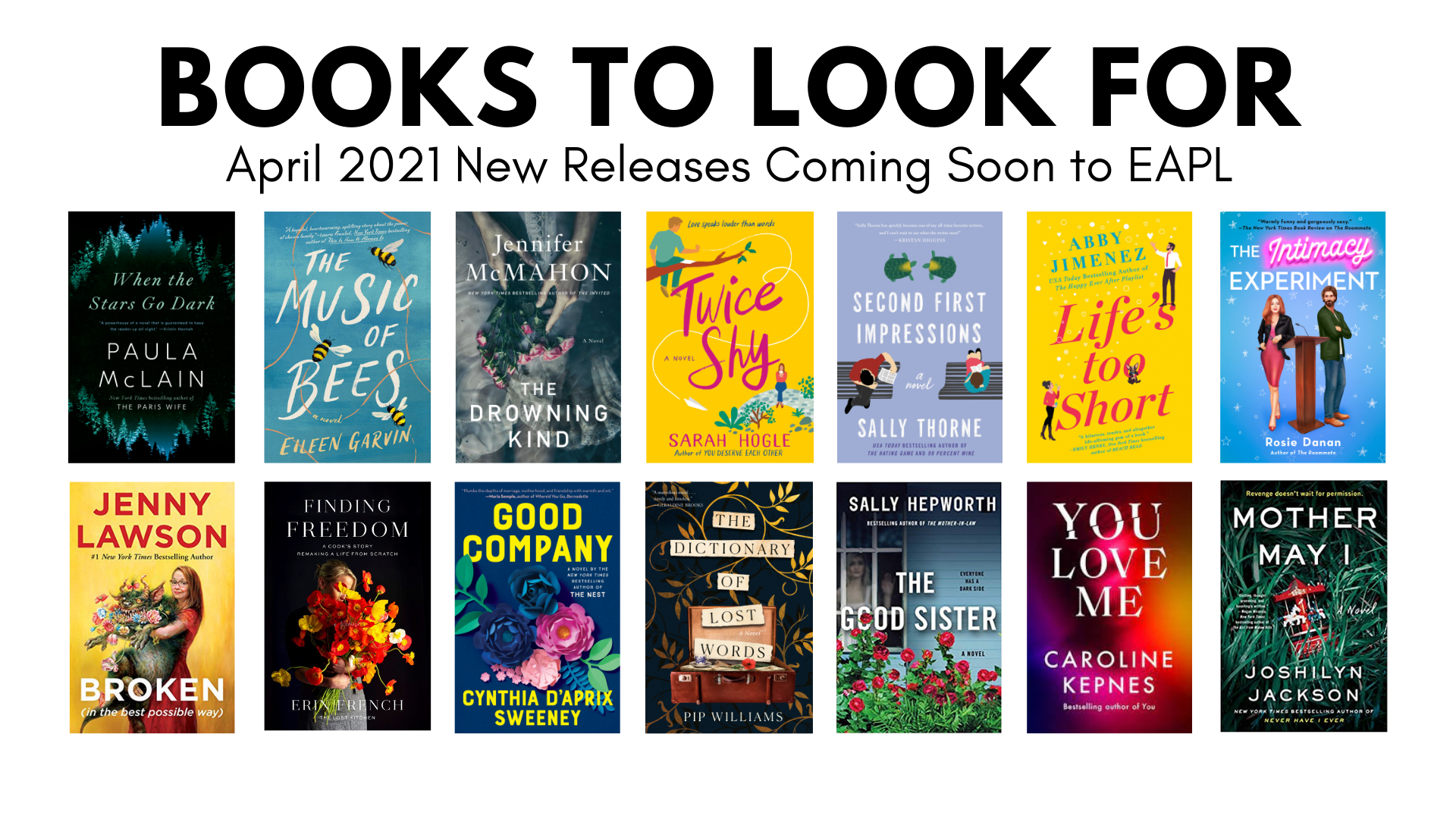 April Books to Look For!