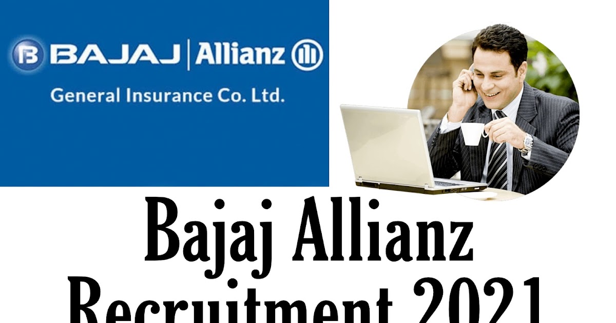 Bajaj Allianz Life Insurance Recruitment 2021 Sales