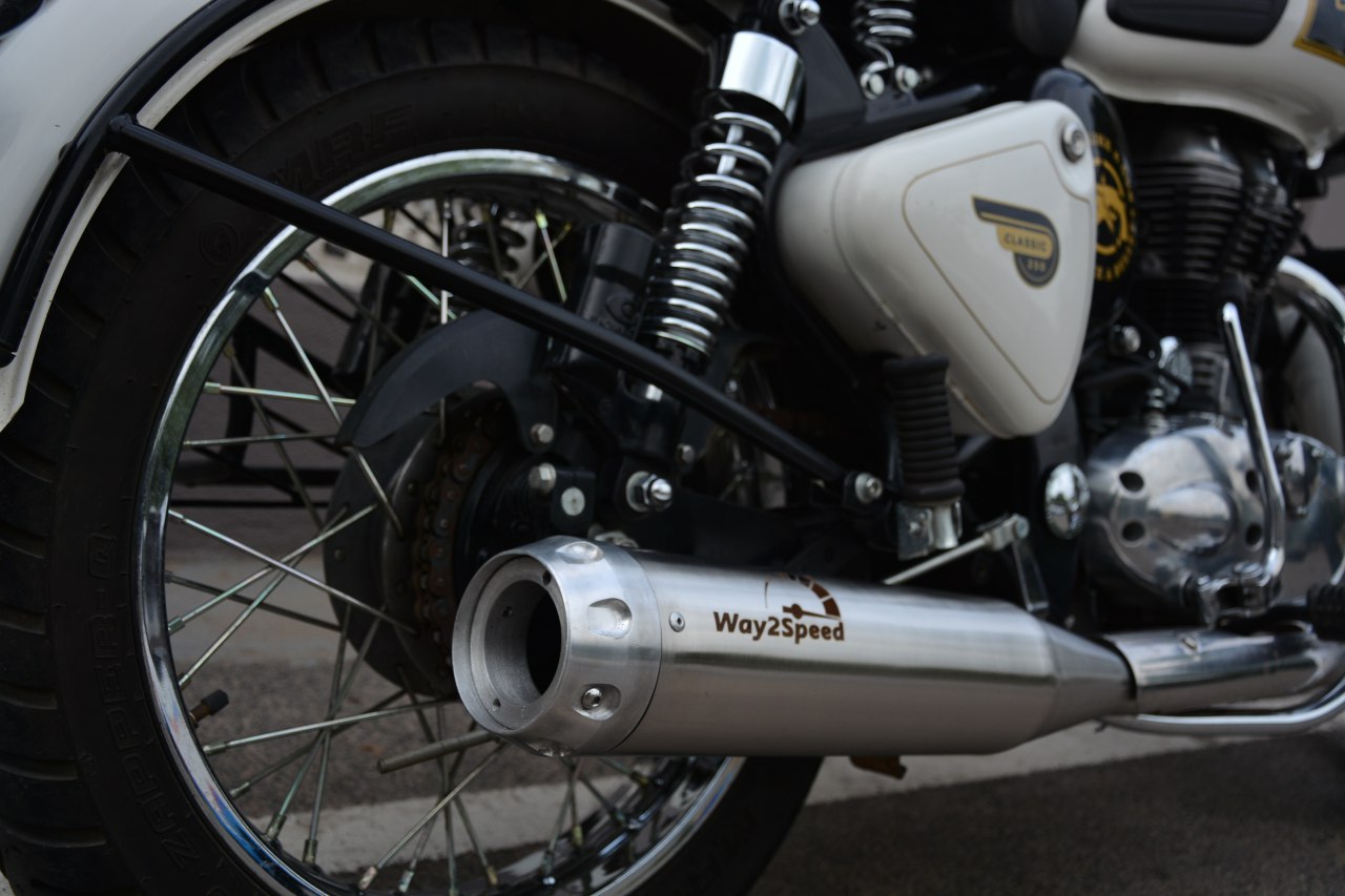 Way2Speed Velocity Silencer For Royal Enfield ( Royal Enfield exhaust