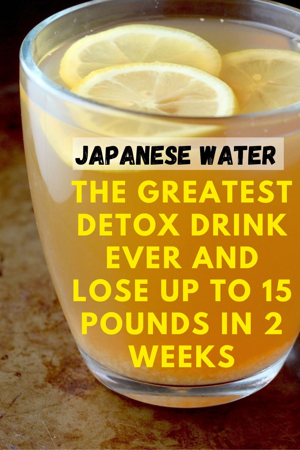 Japanese Water The Key To Burn All The Fat From The Waist, Back And