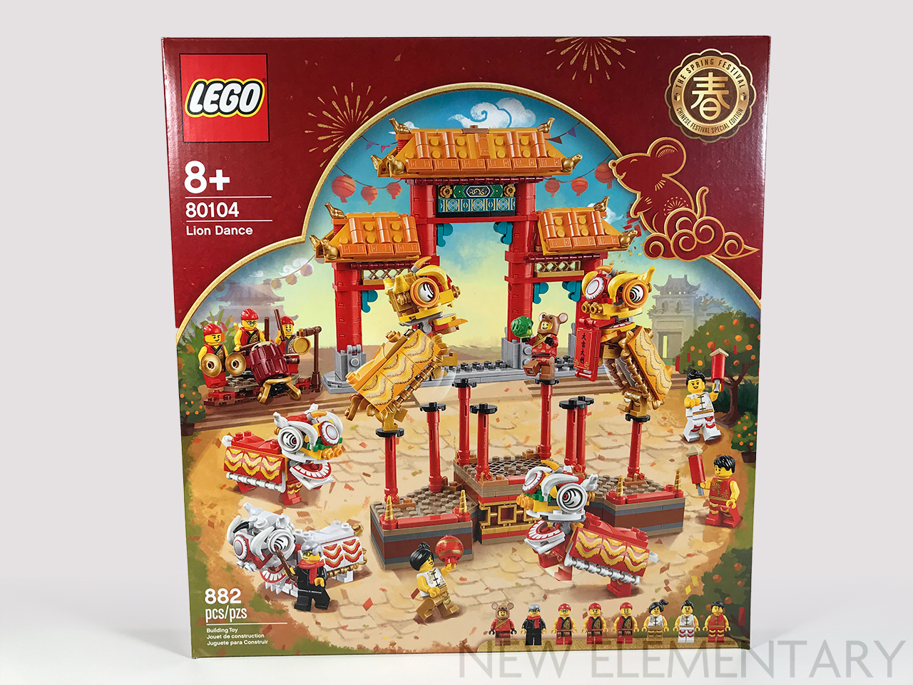 Chinese New Year review: 80104 Lion Dance | New Elementary: LEGO® parts, and techniques