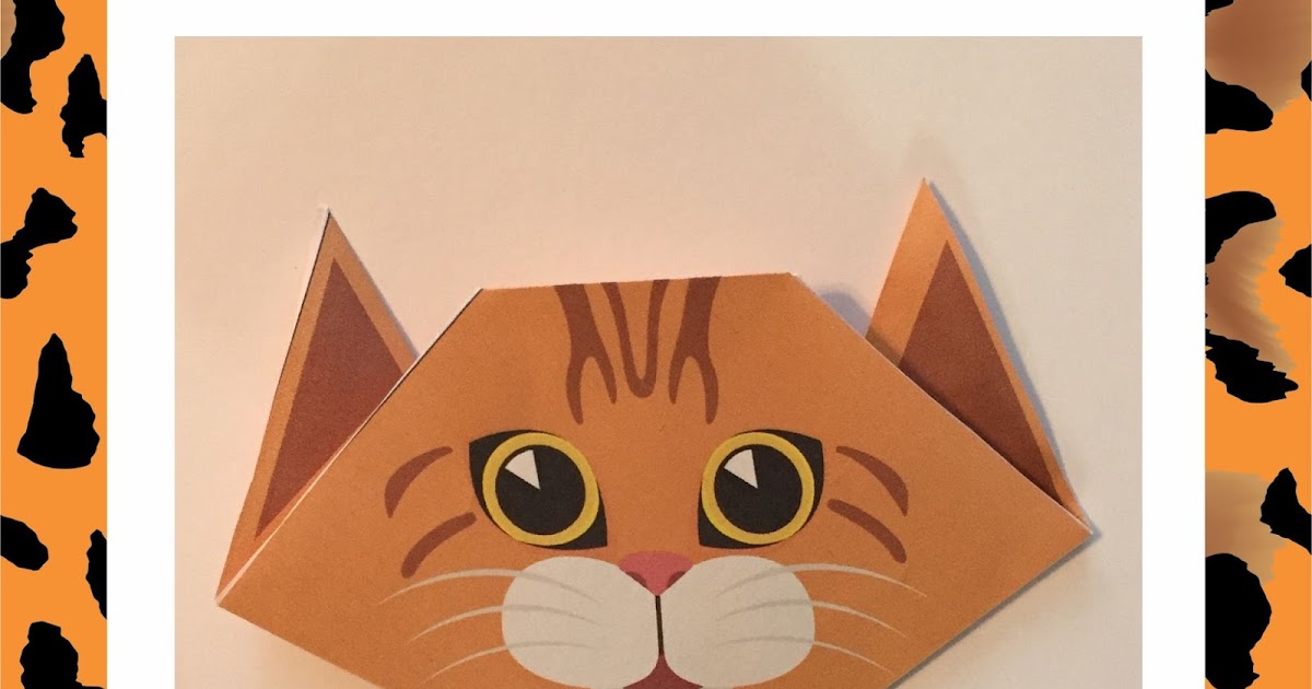 Growing Play Origami Cat to Print and Fold
