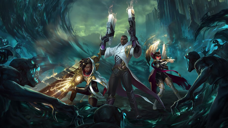 Sentinel Senna Lucian Vayne LoL 4K #11b Wallpaper