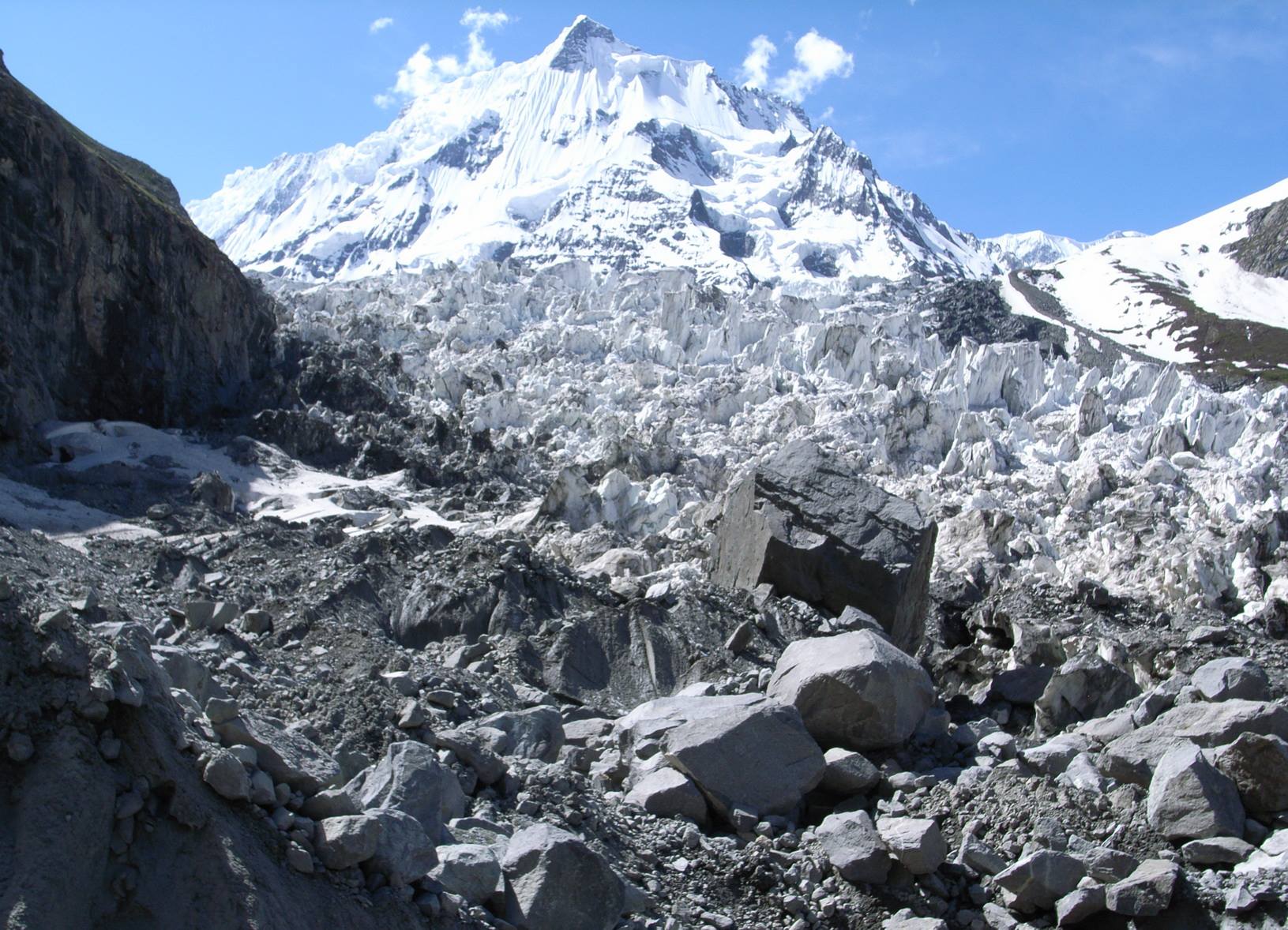 Kampire Dior Karambar glaier. Kampire Dior Batura Glacier. view from Karambar glaier Kampire Dior I 7168 m  Batura Glacier Hunza, Gilgit Baltistan Pakistan