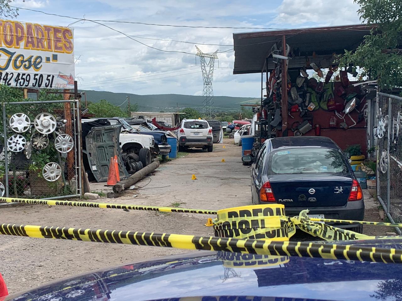 Ataque armado a un Yonke en Apaseo el Alto a 500 metros de la entrada a