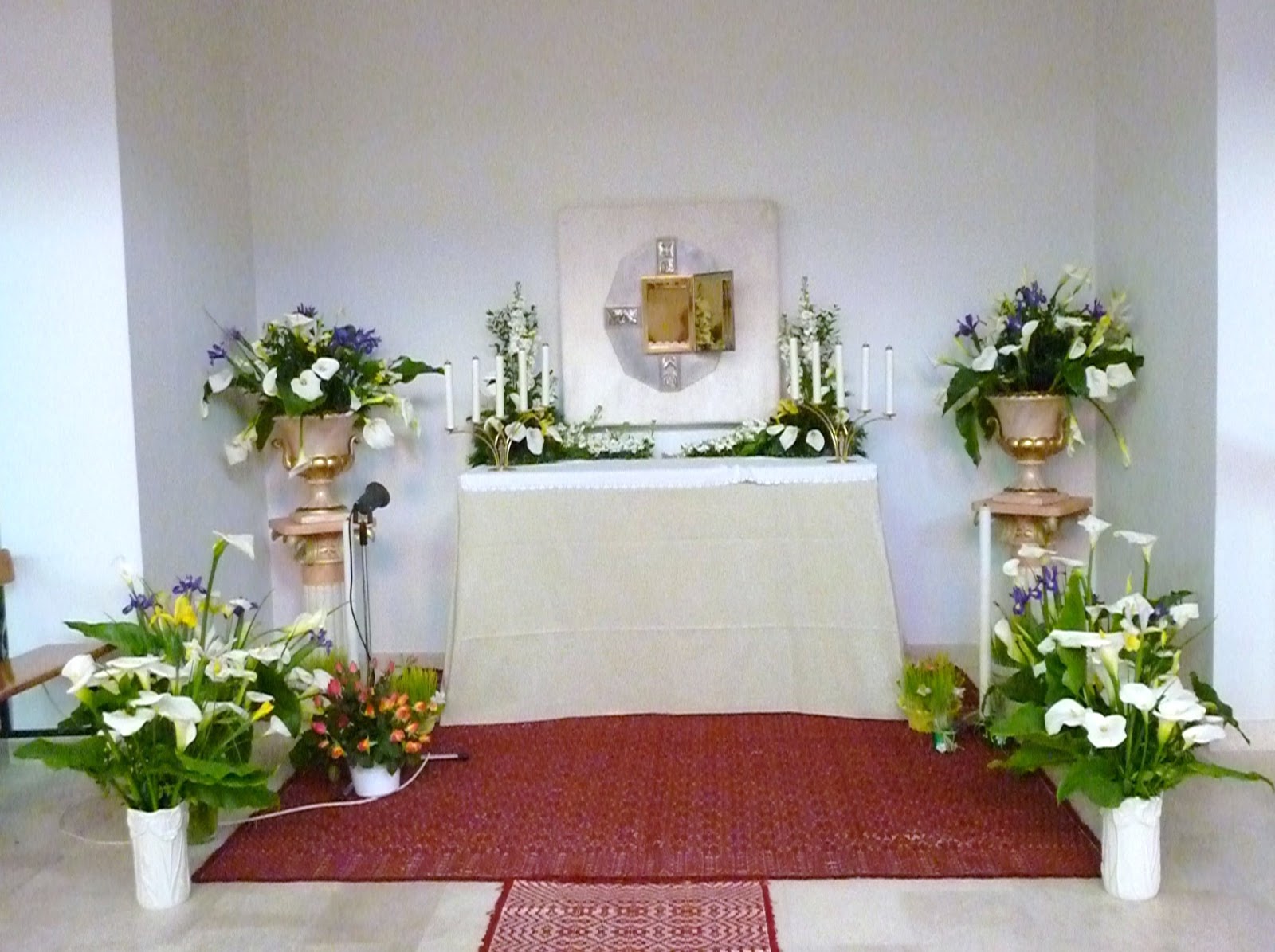 Altare Composizioni Floreali Pasquali Per Chiese Arte Floreale per la Liturgia: Parrocchia S. Pio x - Guspini