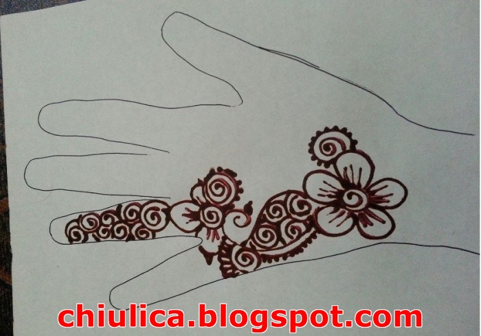 Henna Jaring Simple Mudah Terbaru 2017 Contoh Gambar Motif Hewan