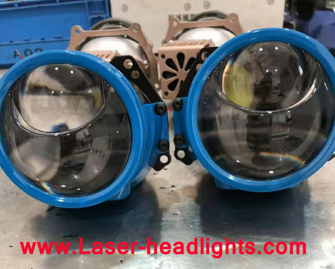 Xsilence 3 inch high low beam projector laser headlights,15W laser,40W