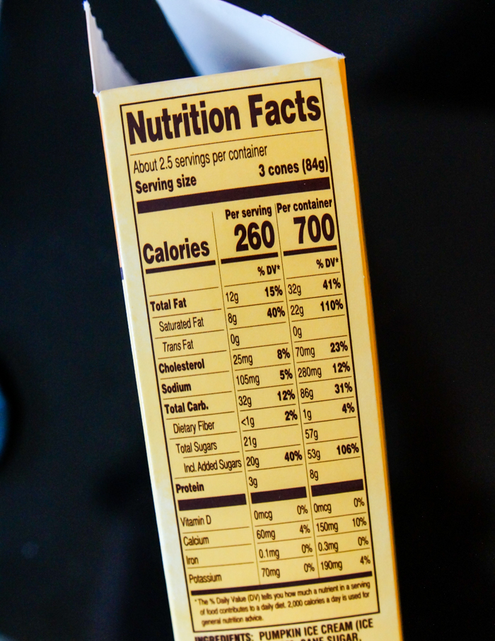 Trader Joe's Pumpkin Ginger Hold the Cone Ice Cream Cones Review