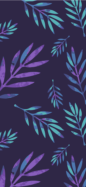 Aesthetic purple leaf background wallpaper iphone hd
