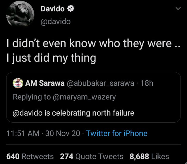 ‘Davido Is A Bigot’ – Northern Youths Blast Davido For Ignoring Them