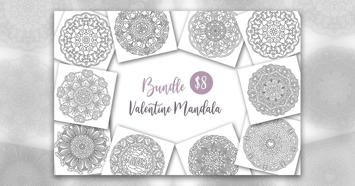 Valentine Mandala Collection