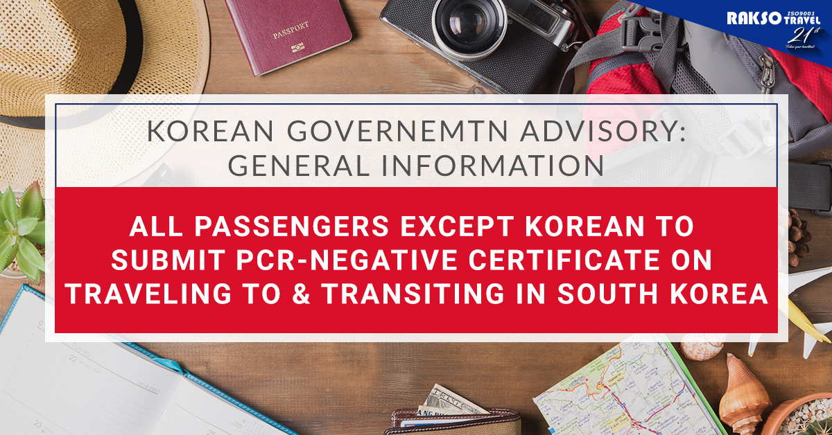 korean travel advisory