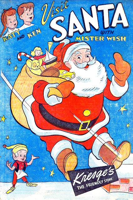 Katy and Ken Visit Santa with Mister Wish