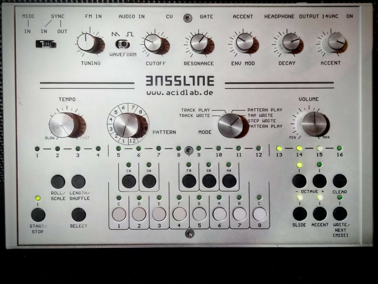 MATRIXSYNTH AcidLab Bassline 3 Synthesizer