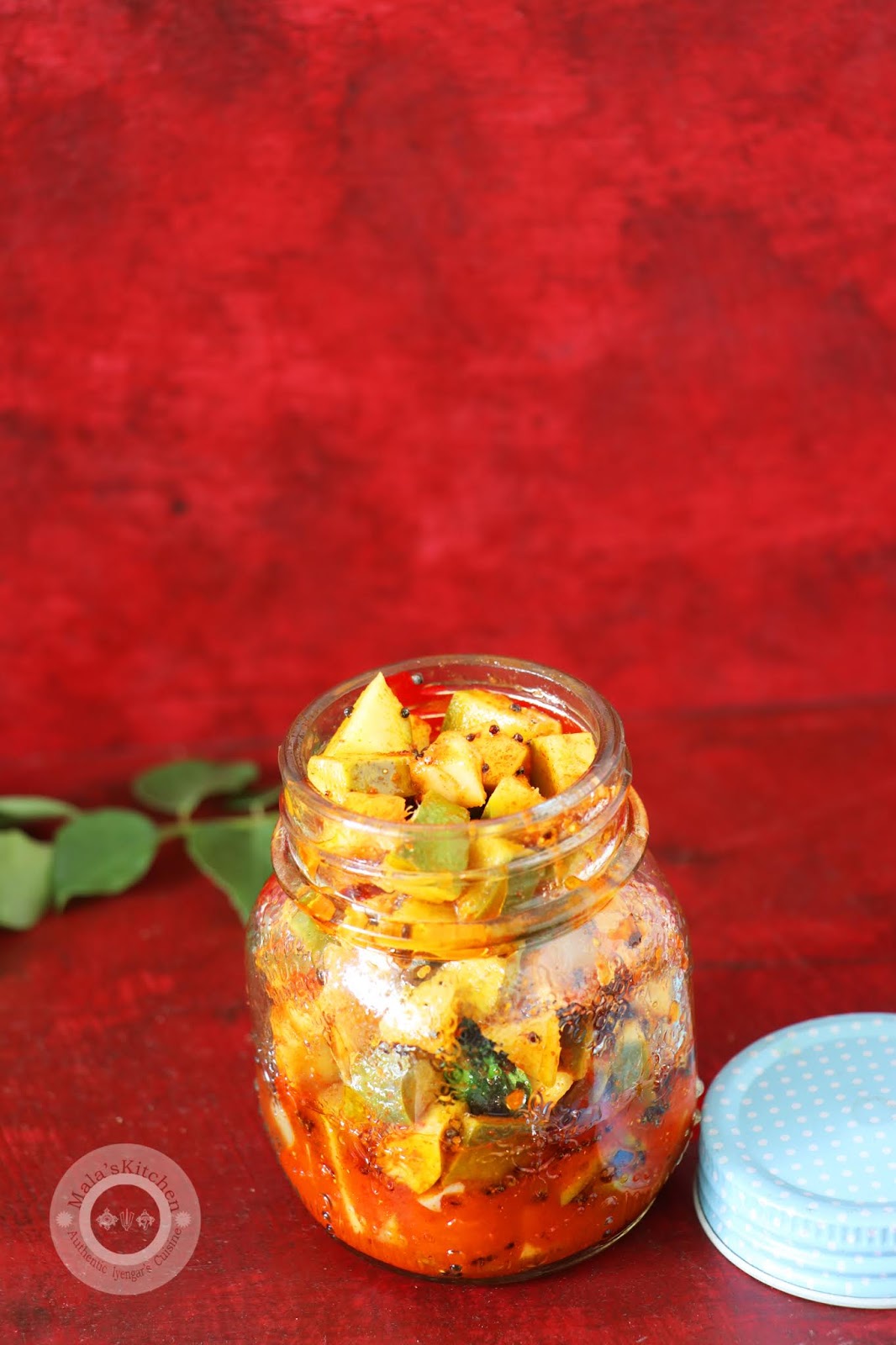 Dhidir Mavinakayi Uppinakayi Instant Raw Mango Pickle MalasKitchen