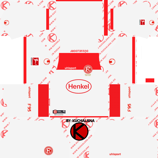 Fortuna Dusseldorf Kits 2019/2020 -  Dream League Soccer Kits