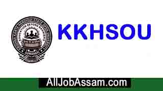 KKHSOU Recruitment 2020