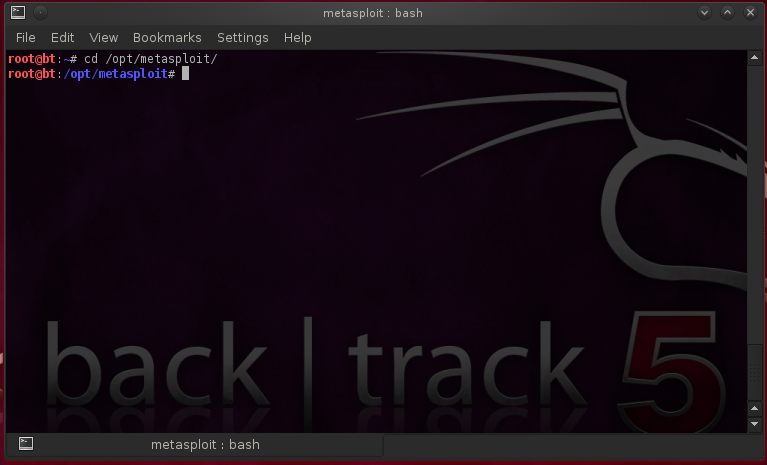 Hack Backtrack BACKTRACK wielding FU: Fixing metasploit 4.5.0 bt0 launch error