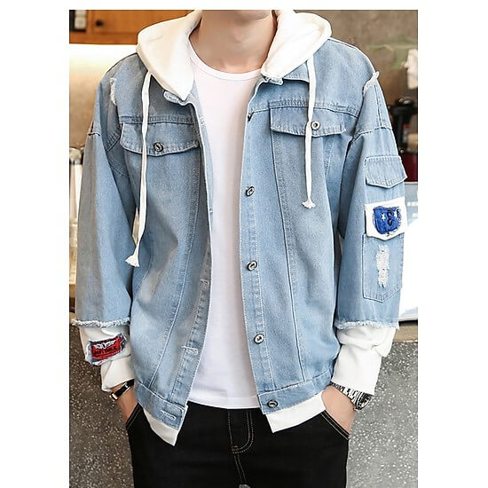 Áo Khoác Hoodie - Mặc Áo Hoodie Sao Cho Phong Cách Nhất 2 áo hoodie denim