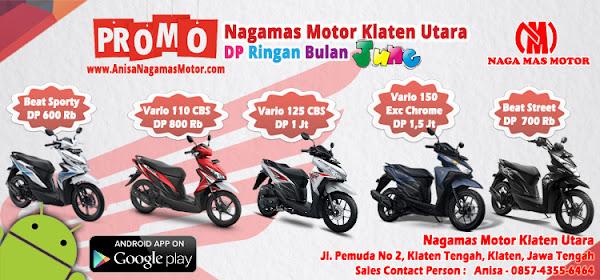 Harga Motor Honda Di Naga Mas Klaten Bapakmotor