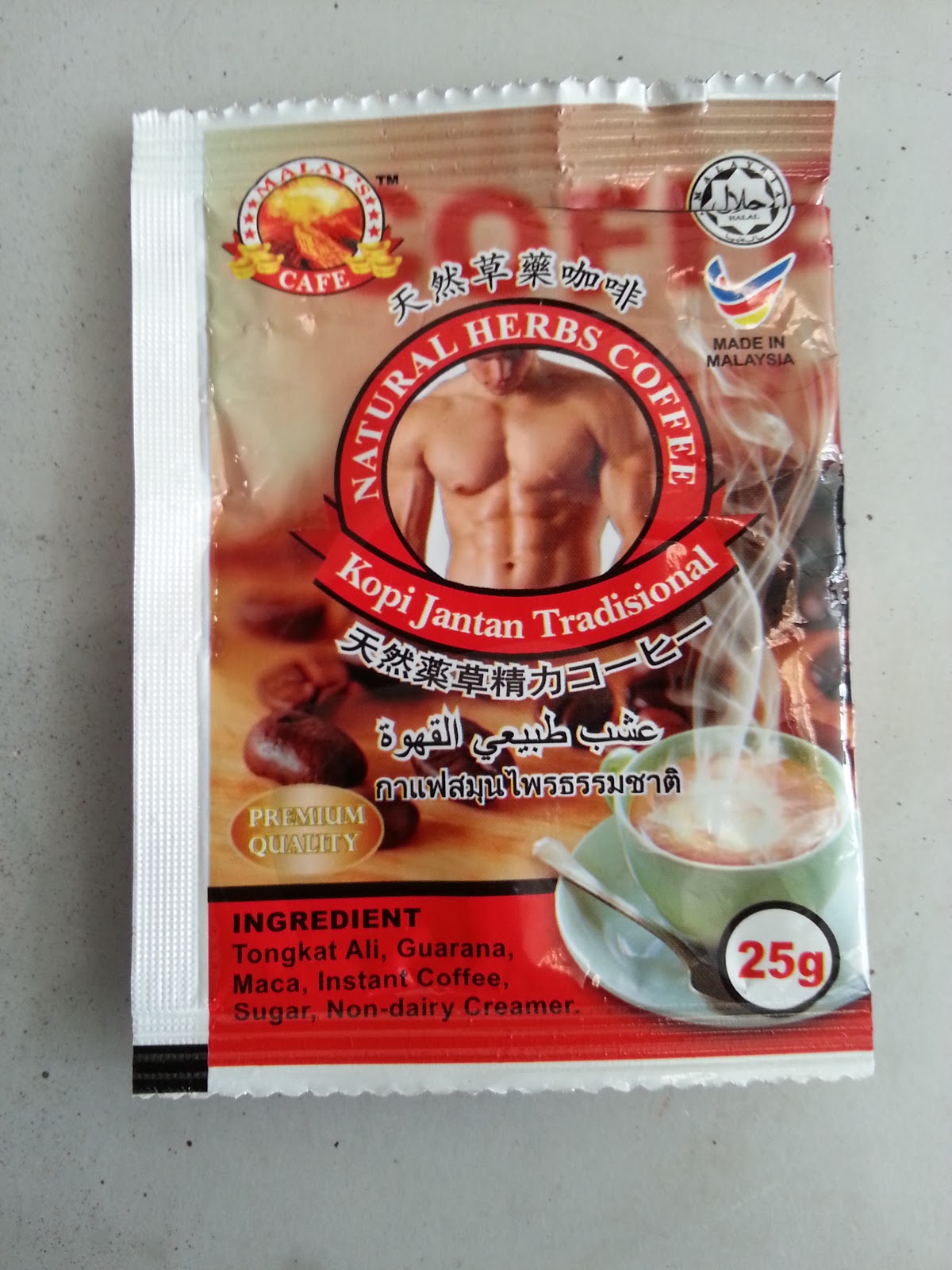 HITAM PUTIH Kopi Jantan Tradisional