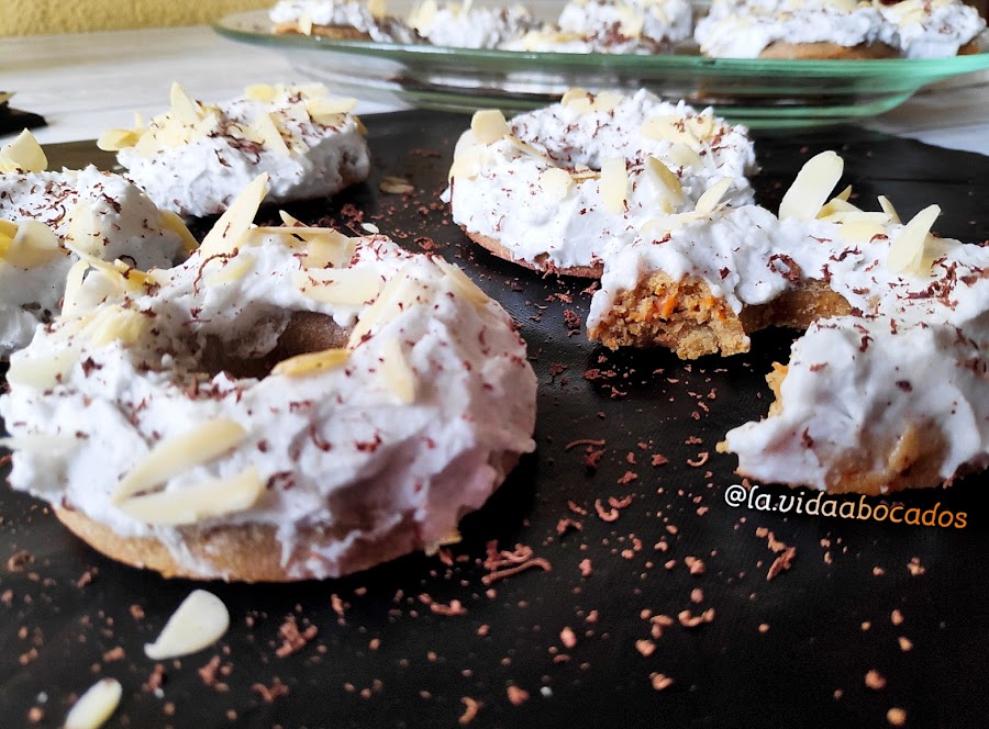 donuts saludables carrot cake